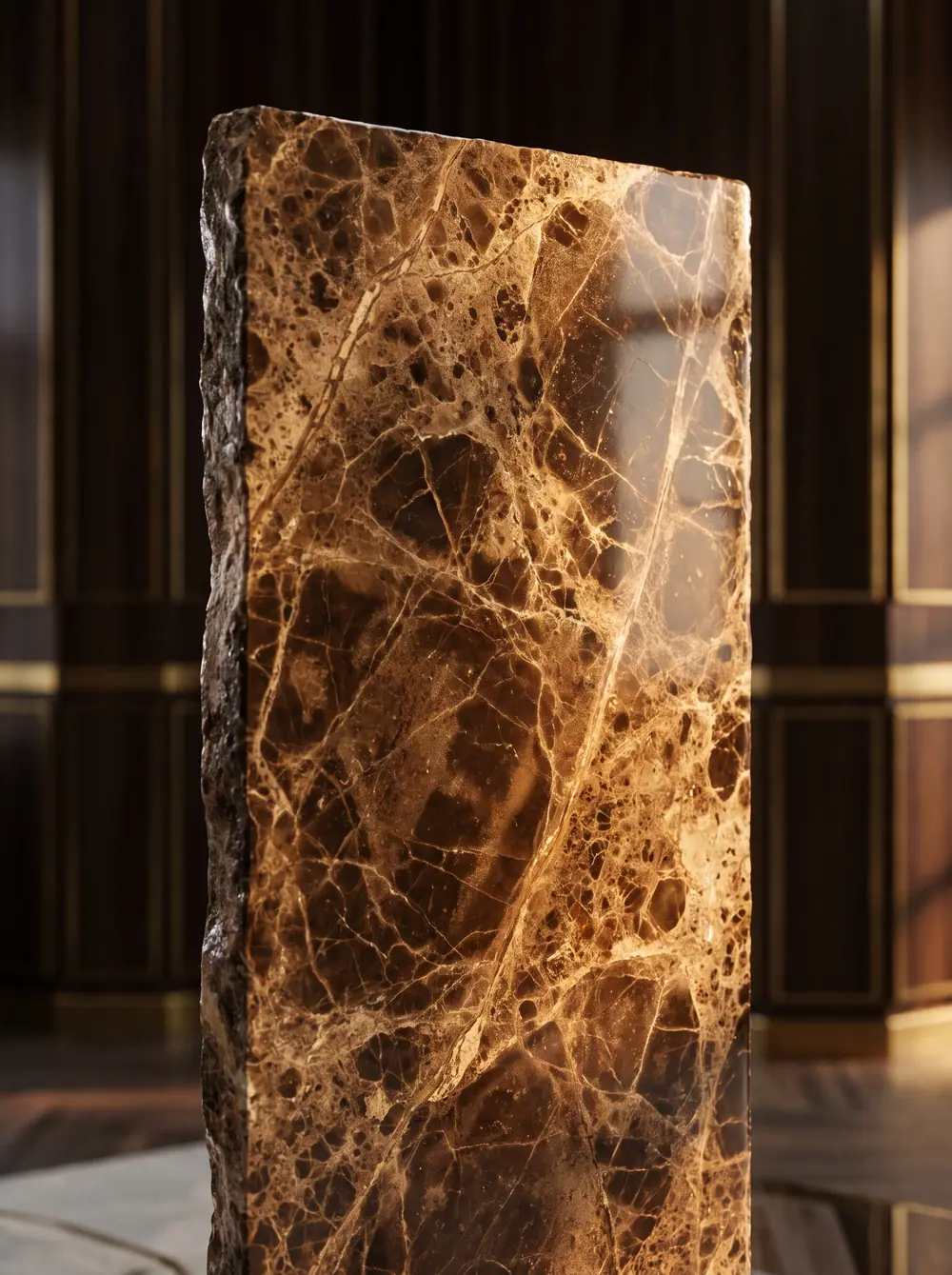 Amoon Egyptian brown marble slab